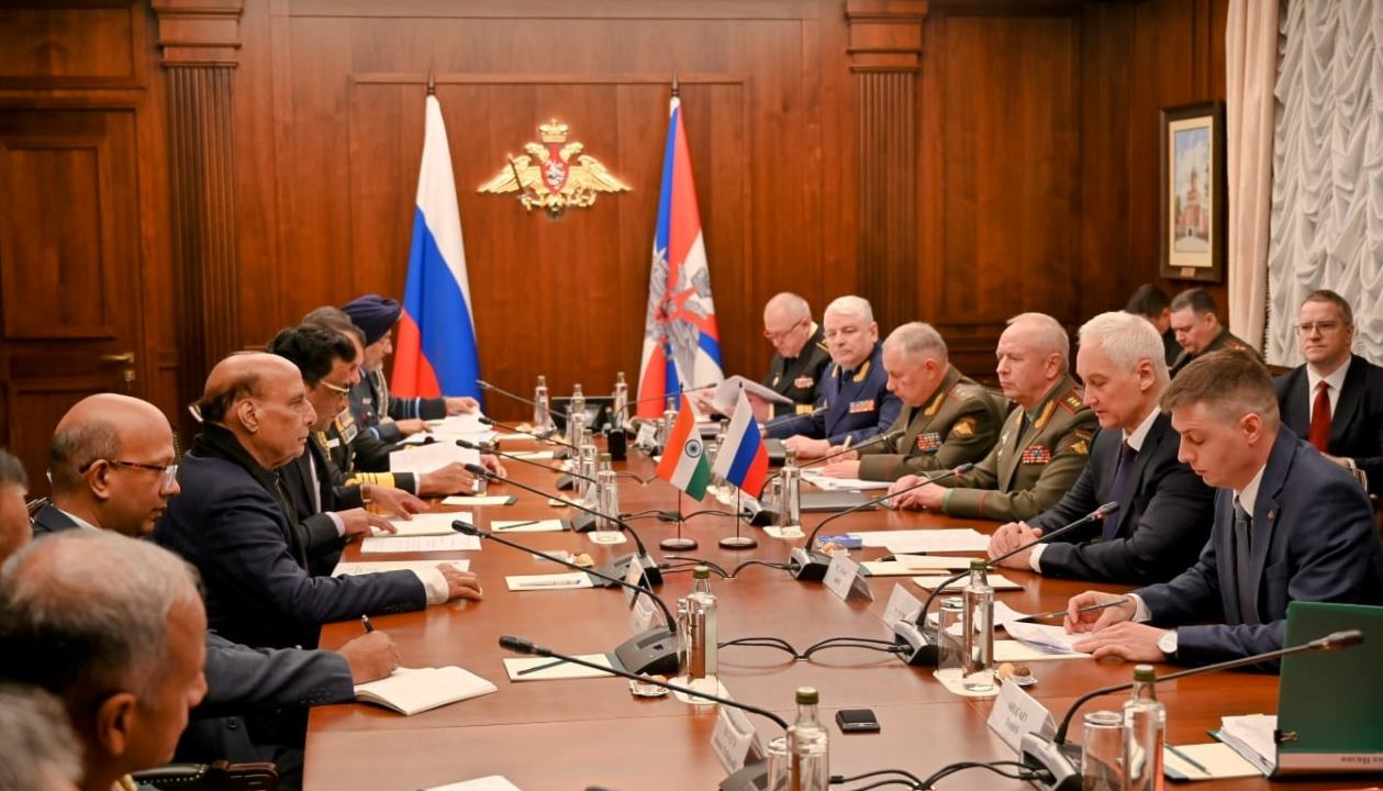 Raksha Mantri & his Russian counterpart co-chaired  India-Russia Inter-Governmental Commission